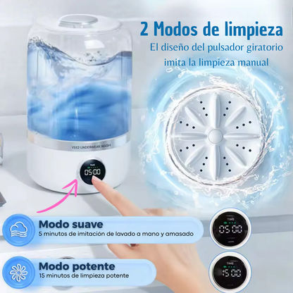 Mini Lavadora portátil recargable